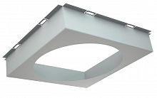 Изображение Рамка для светильника SL/DL POWER LED 40 (50х50х40 lamel 10мм) silver СТ 2170000220 