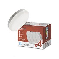 Изображение Лампа светодиодная LED-GX53-VC 4PACK 10Вт 6500К холод. бел. 950лм 230В (уп.4шт) IN HOME 4690612052953 