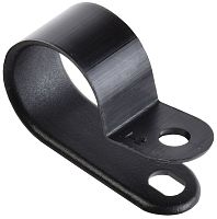 Изображение Скоба крепежная 16мм нейлон. черн. (уп.50шт) IEK USK11-16-050-K02 
