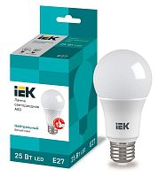 Изображение Лампа LED A80 шар 25Вт 230В 4000К E27 IEK LLE-A80-25-230-40-E27 