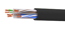 Изображение Кабель витая пара кат.6A неэкранированный U/UTP 4 пары нг(А)-HF для внеш./внутр. прокладки катушка 305м черн. DKC RN6UUK01UBK 