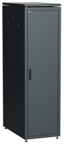 Изображение Шкаф сетевой 19дюйм  LINEA N 38U 600х1000мм металлическая передняя дверь черн. ITK LN05-38U61-M 