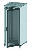 Изображение Напольный шкаф 24U Ш600хГ1000 передняя дверь стекло,задняя глухая дверь, крыша укомплектована вводом и заглушками  R5IT2461GS 