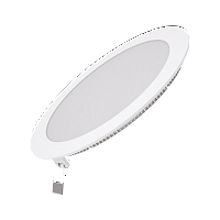 Изображение Светильник светодиодный встраиваемый   ДВО-18вт 2700К,1200Лм,IP20,круг slim белый GAUSS  939111118 