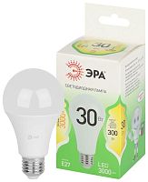 Изображение Лампа светодиодная GREEN LINE A65-30W-830-E27 GL 30Вт груша 3000К свет тепл. E27 Эра Б0067143 
