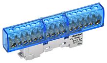 Изображение Шина нулевая N неизол на универс. держ. 8х12-18-С TEKFOR IEK TF-NN20-18-DL-K07 