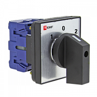 Изображение Выключатель/переключатель нагрузки 2-полюсный (2P) с поворот. ручкой, IP20 EKF  pk-1-22-10 