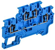 Изображение Клемма пружинная 2 уровня CXDL2.5 BU ARMAFIX IEK AF-CT40-00-2-K07-002 