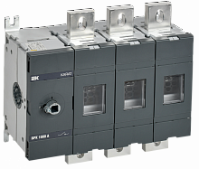 Изображение Выключатель-разъединитель ВРК 3п 1000А без рукоятки KARAT IEK KA-VR10-3-1000 