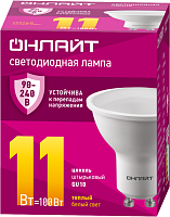 Изображение Лампа светодиодная 90 546 OLL-PAR16-11-230-3К-GU10 PRO 90-240В ОНЛАЙТ 90546 