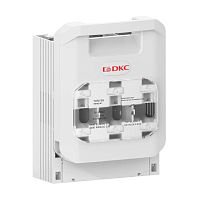 Изображение Выключатель горизонтальный предохранитель разъединитель 400А 3P крепление на монтажную плату DKC FSH02-3P 