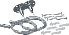 Изображение Аксессуар для шинопровода 95 624 NLT-R2-CR-150 подвес для ШП 1.5м хром NAVIGATOR 95624 