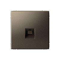 Изображение Розетка компьютерная ArtGallery RJ45 кат.5E механизм мокко SE GAL000683 
