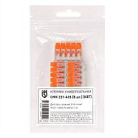 Изображение Клемма универсальная СМК 221-415 (уп.5шт) КВТ 90362 