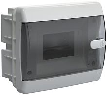 Изображение Корпус пластиковый ЩРВ-П-6 IP41 черн. прозр. дверь UNION Compact IEK UIC-KP12-V-06-41-K01 