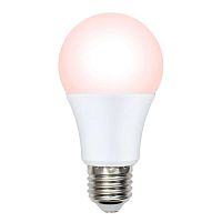 Изображение Лампа светодиодная LED-A60-9W/SCEP/E27/FR/DIM IP65 PLO65WH для яйценоскости диммир. Uniel UL-00003189 