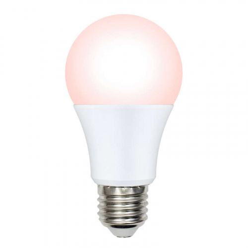 Изображение Лампа светодиодная LED-A60-9W/SCEP/E27/FR/DIM IP65 PLO65WH для яйценоскости диммир. Uniel UL-00003189 