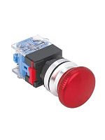 Изображение Выключатель кнопочный ВК30-01MB/R/P 1НЗ гриб без фиксации 40мм d30мм IP65 красн. Электротехник ET086976 