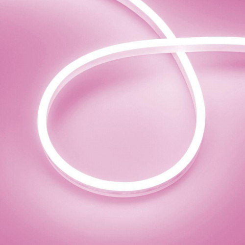 Изображение Лента светодиодная герметичная AURORA-PS-A120-12x6mm 24V Pink 10Вт/м IP65 2835 (уп.5м) Arlight 036677 