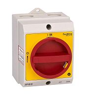 Изображение Выключатель-разъединитель главный аварийный 3п 20А IP65 закрытого исп. с замком SE MSD20311R 