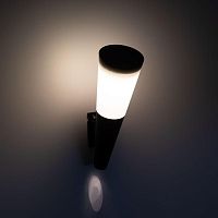 Изображение Светильник светодиодный ERAFS012-09 "Факел" 1LED RGB уличный настенный на солнечн. батарее Эра Б0057596 