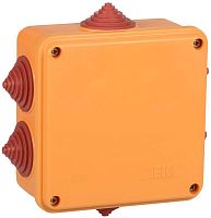 Изображение Коробка распаячная огнестойкая ПС 100х100х50 2P 10кв.мм IP55 6 вводов IEK UKF30-100-100-050-2-10-09 