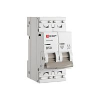 Изображение Автоматический выключатель ВА 47-63N 2P 50А (В) 4,5 кА PROXIMA EKF M634250B 