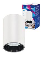 Изображение Светильник светодиодный FixtGU10_002White под лампу GU10 накладной черн. КОСМОС KFixtGU10_002White 