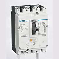 Изображение Выключатель автоматический NM8N-250HVC TM 3п 160А 36кА с рег. термомаг. расцеп. (R) CHINT 367766 