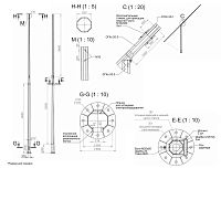 Изображение Опора ОГКс-20.0(Д650-550-8х34) оцинк. Пересвет В00006753 