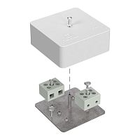 Изображение Коробка огнестойкая для кабель-канала 40-0450-FR10.0-4 Е15-Е120 75х75х30 Промрукав 40-0450-FR10.0-4 