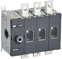 Изображение Выключатель-разъединитель ВРК 3п 250А без рукоятки KARAT IEK KA-VR10-3-0250 
