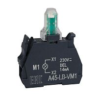 Изображение Блок световой OptiSignal D22 A45-LB-VM1 бел. 230-240VAC ZBVM1 КЭАЗ 332207 