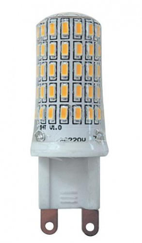 Изображение Лампа светодиодная LED 7Вт G9 400Лм 220V/50Hz теплый  1039064B 