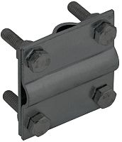 Изображение Зажим крестообразный полоса/пруток-полоса/пруток 30/8мм оцинк. сталь TD IEK ZCC13-13-1-08-30 