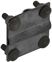 Изображение Зажим крестообразный полоса/пруток-полоса/пруток 40/12мм оцинк. сталь TD IEK ZCC13-13-1-12-40 