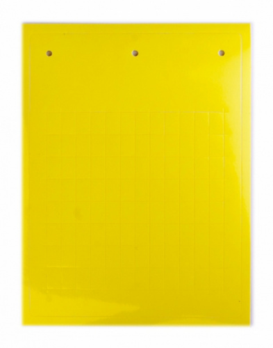 Изображение Табличка эластичная клейкое основание винил желт. DKC TAF720AY 