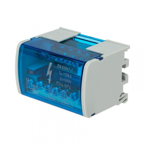 Изображение Шина на DIN-рейку в корпусе (кросс-модуль) 2х7 Rexant 11-2302-7 