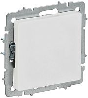 Изображение Заглушка BRITE МЗ10-БрАБ с суппортом механизм арктич. бел. IEK BR-PL10-K91 