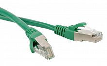 Изображение Патч-корд PC-LPM-STP-RJ45-RJ45-C5e-1M-LSZH-GN FTP экран. кат 5e 1м зел. Hyperline 230087 