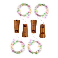 Изображение Гирлянда DC-G04-20MS4 пробки 20LED RGB 3xAG13(в компл.) (уп.4шт) ФАZА 5047938 