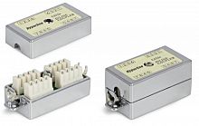 Изображение Адаптер CA-IDC-C5e-SH-F-WH (coupler) проходной Dual IDC экранир. кат. 5e 4 пары Hyperline 23534 