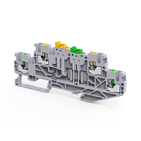 Изображение Клемма 2х-ярусная push-in OptiClip CPDLK-2.5-2L-MT-N-I сер. КЭАЗ 331872 