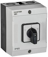 Изображение Переключатель кулачковый 16А (сх. 53) в боксе стандартная рукоятка IEK MI-CS20-016-053 