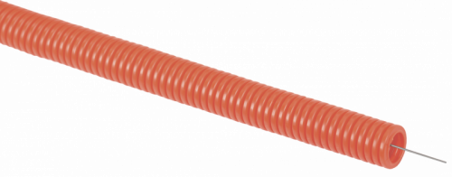 Изображение Труба гофрированная ПНД d16 с зондом оранжевая (100м)  упак.:100  CTG20-16-K04-100 