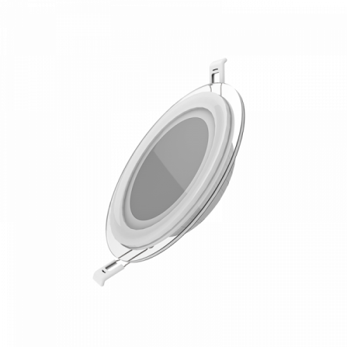 Изображение Светодиодный встраиваемый светильник Gauss, круглый с декоративным стеклом, 12W 4000K 1/40 
