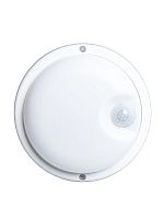 Изображение Светильник ДПО 15Вт 4000К IP65 230В круг ЖКХ настен./потолочн. с инфракрасн. датчиком Боезапас КОСМОС bzp_DBO_4K_15W_PIR 