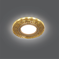 Изображение Светильник Backlight BL078 Круг Золото/Кристалл/Золото, Gu5.3, LED 2700K 1/40 BL078 