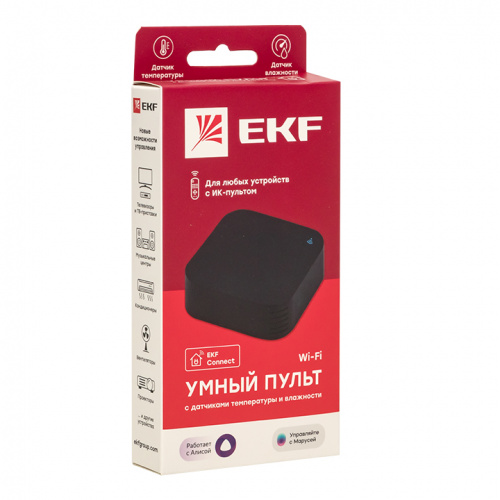Изображение Умный пульт EKF Connect с датчиками температуры и влажности irr-ths 