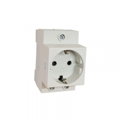 Изображение Розетка AC 30-111 с заземл. контактом на DIN-рейку (R) CHINT 775001 